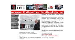 Desktop Screenshot of folientechnikeber.at