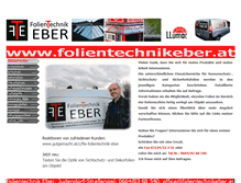 Tablet Screenshot of folientechnikeber.at